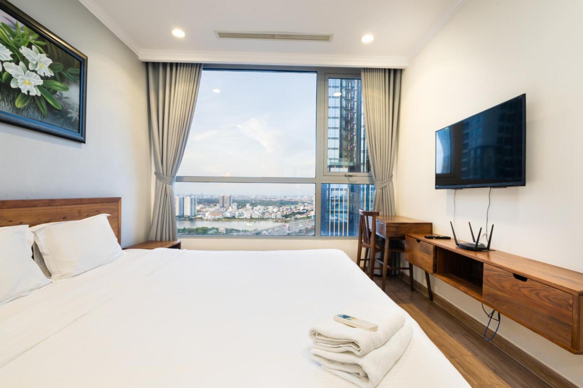 Vinhomes Central Park - Serviced Apartments Rental Ltd Ho-Chi-Minh-Stadt Exterior foto